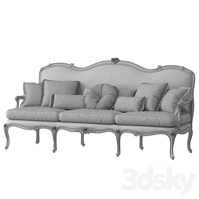 SOFA CỔ ĐIỂN LOUIS 15 (Bukowski Sofa Art 121)